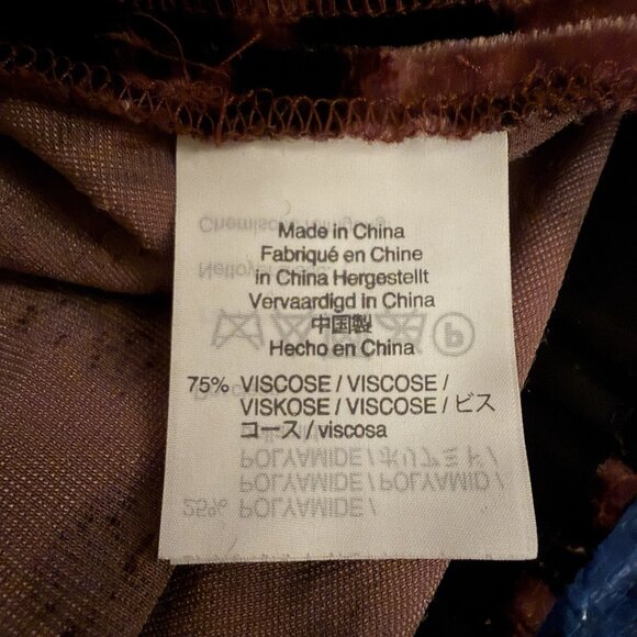 J. CREW Rose Velvet Leopard Cheetah Print Straight Leg Ankle Pants Size 10 - Picture 6 of 7